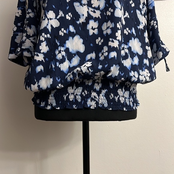 Micheal Micheal Kors Floral Print Blouse, sz Extra Large - Picture 4 of 12